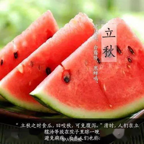 立秋吃瓜么,瓜果飘香，传统习俗里的美味时光